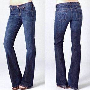 Citizens of Humanity Ingrid #2 low rise Ingrid flare leg denim blue jeans 31